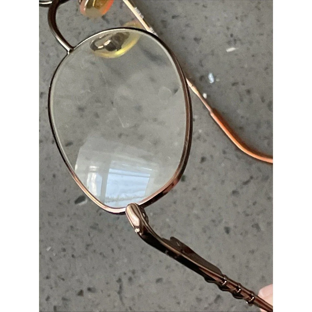 Bourgeois Oval Brown Eyeglasses FRAMES ONLY 49-18-135 C40N CH7021B Bronze Full